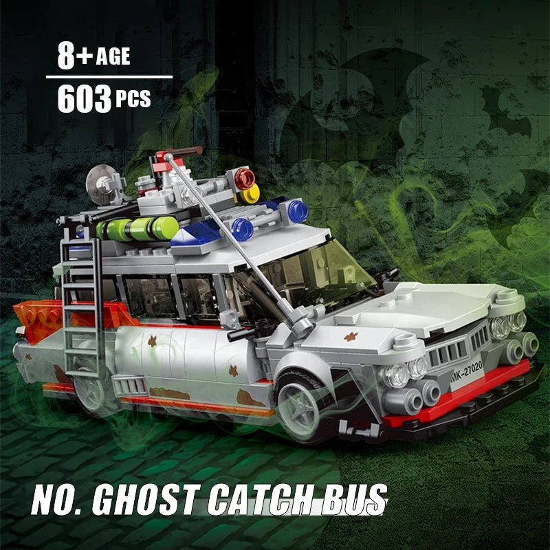 Technology car model building blocks mini ghost movie car