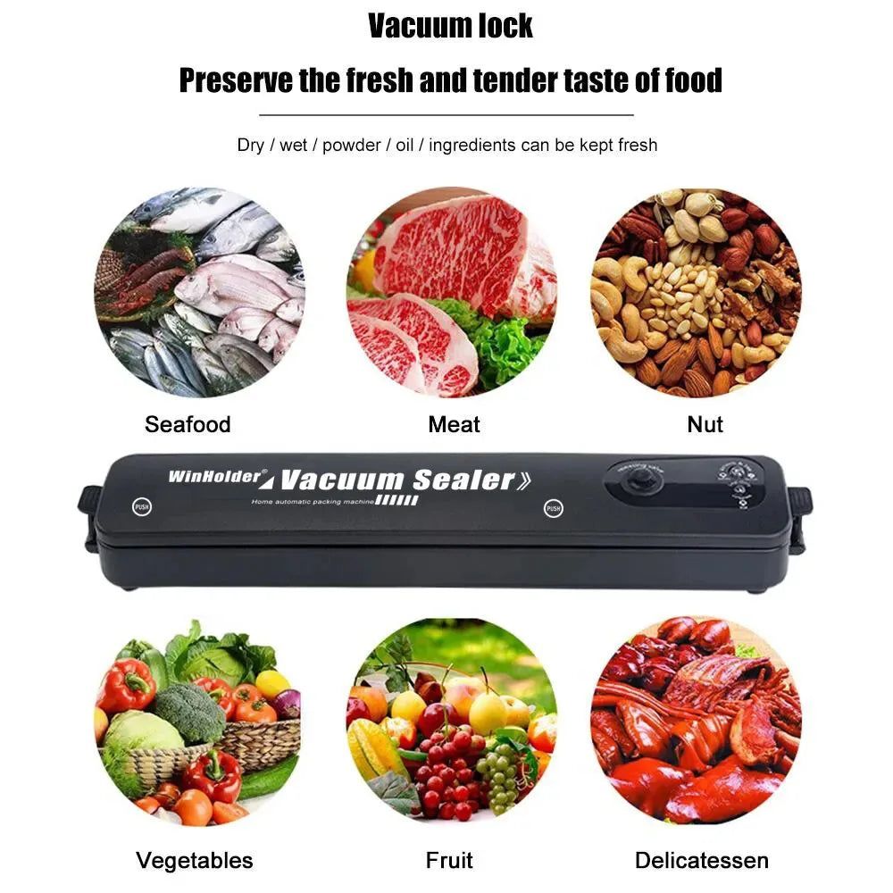 Portable home vacuum sealer