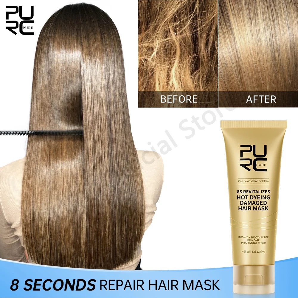 Hot dyeing Hair Repair Mask, Collagen, Keratin Treatment and Conditioner